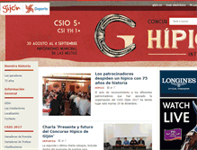 Tablet Screenshot of hipico.gijon.es
