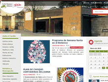 Tablet Screenshot of botanico.gijon.es