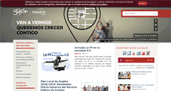 Desktop Screenshot of empleo.gijon.es