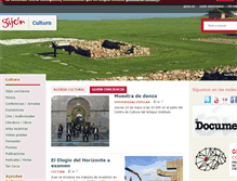 Tablet Screenshot of cultura.gijon.es