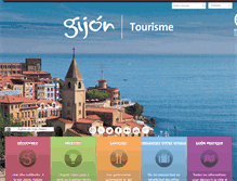 Tablet Screenshot of fr.turismo.gijon.es