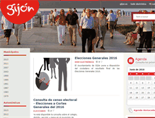 Tablet Screenshot of elecciones.gijon.es